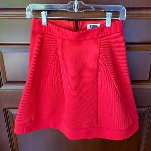 Sonia Rykiel Orange Knee-Length Skirt